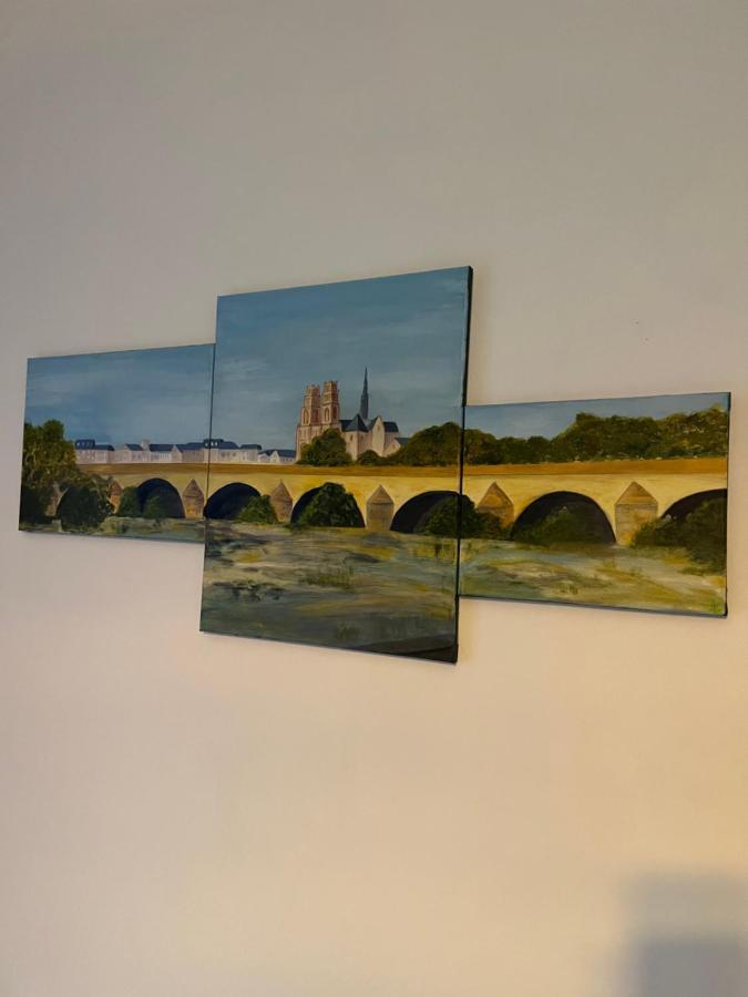 Cosy Loire, T2 Neuf, Front De Loire ,Vue Cathedrale,5Min A Pied Centre Ville Et Parking Prive Orléans Dış mekan fotoğraf